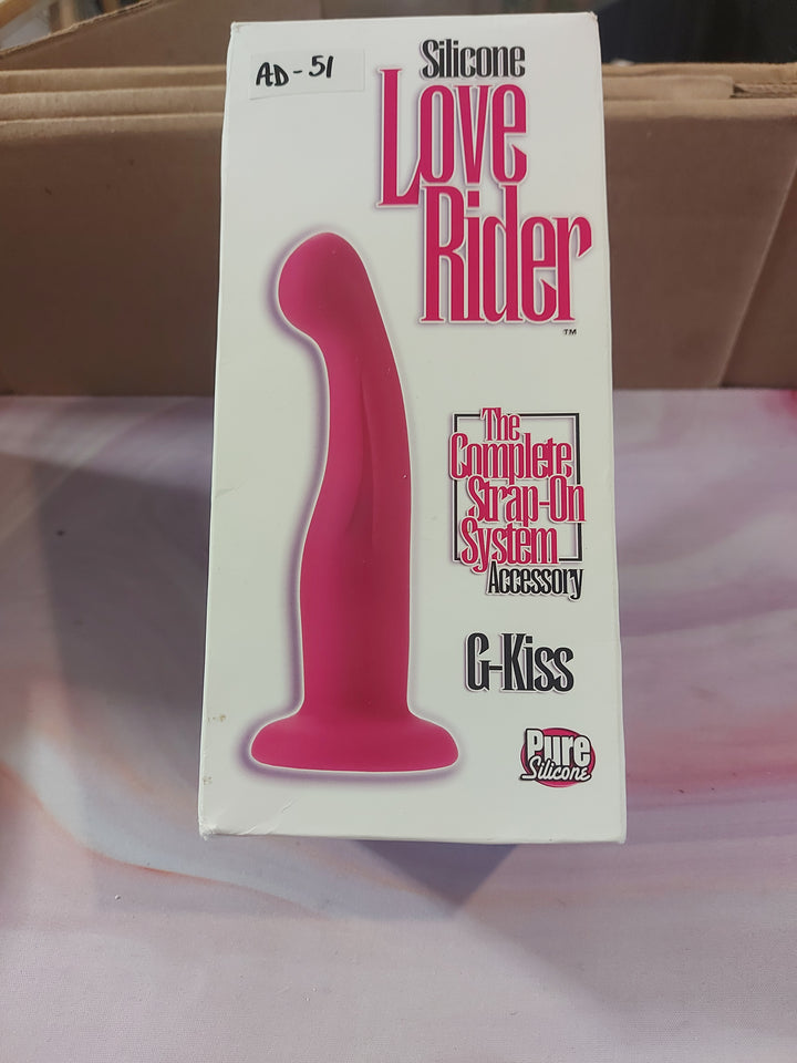 AD-51: California Exotic Novelties Silicone Love Rider: G-kiss - Pink