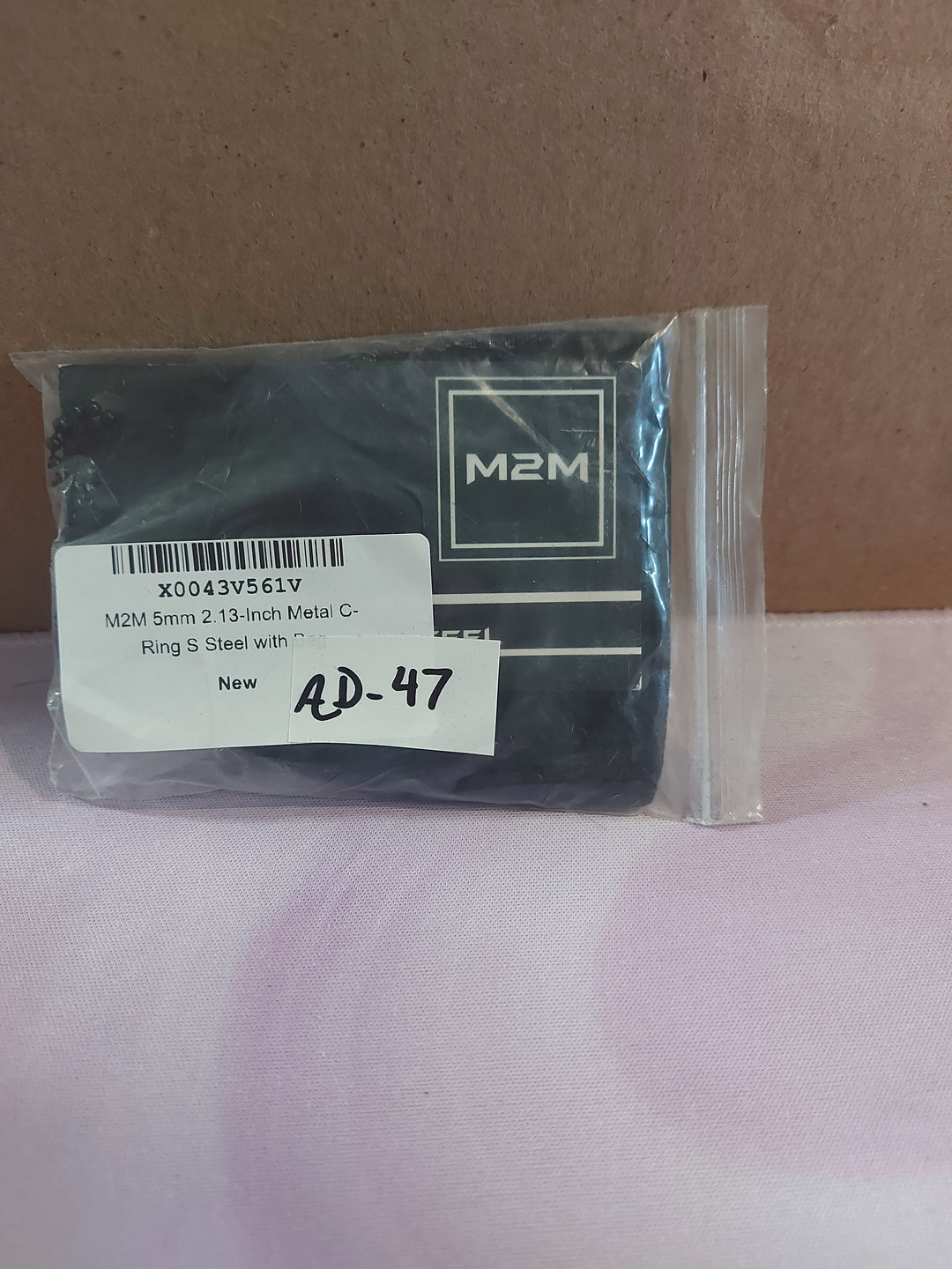 AD-47: M2M 5mm 2.13-Inch Metal C-Ring S Steel with Bag