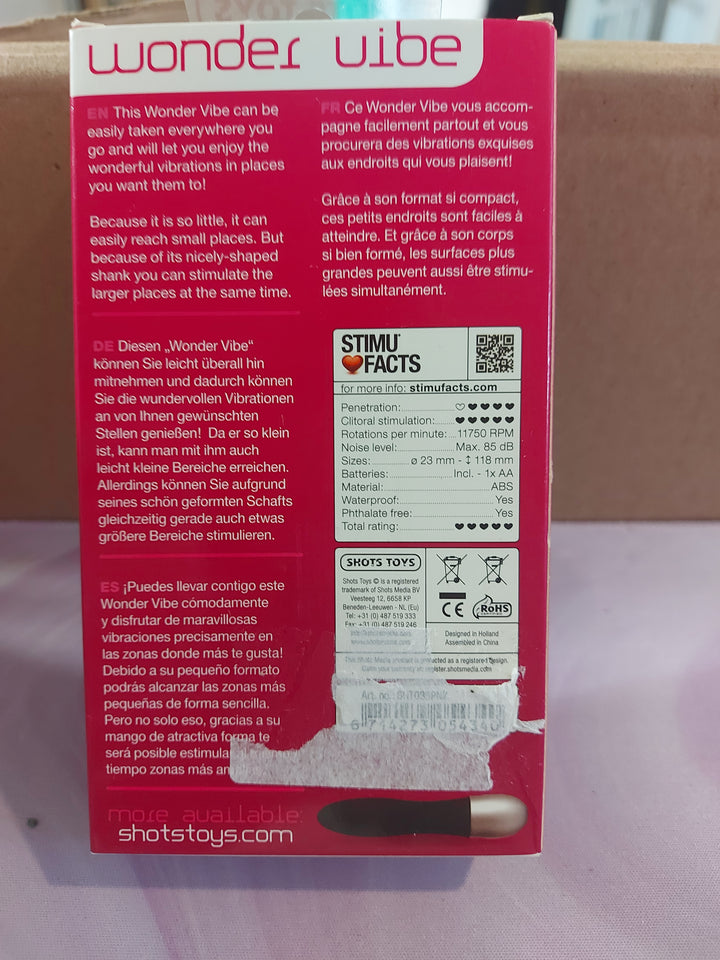 AD-42: Shots Toys Wonder Vibe, Pink