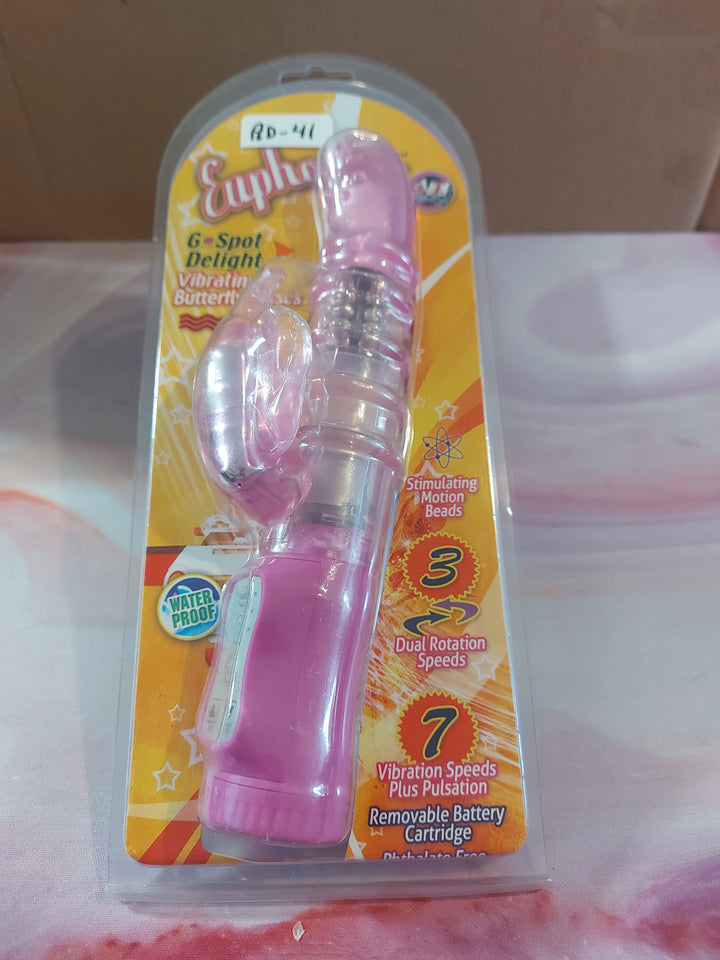 AD-41: Golden Triangle Euphoria Butterfly, Pink