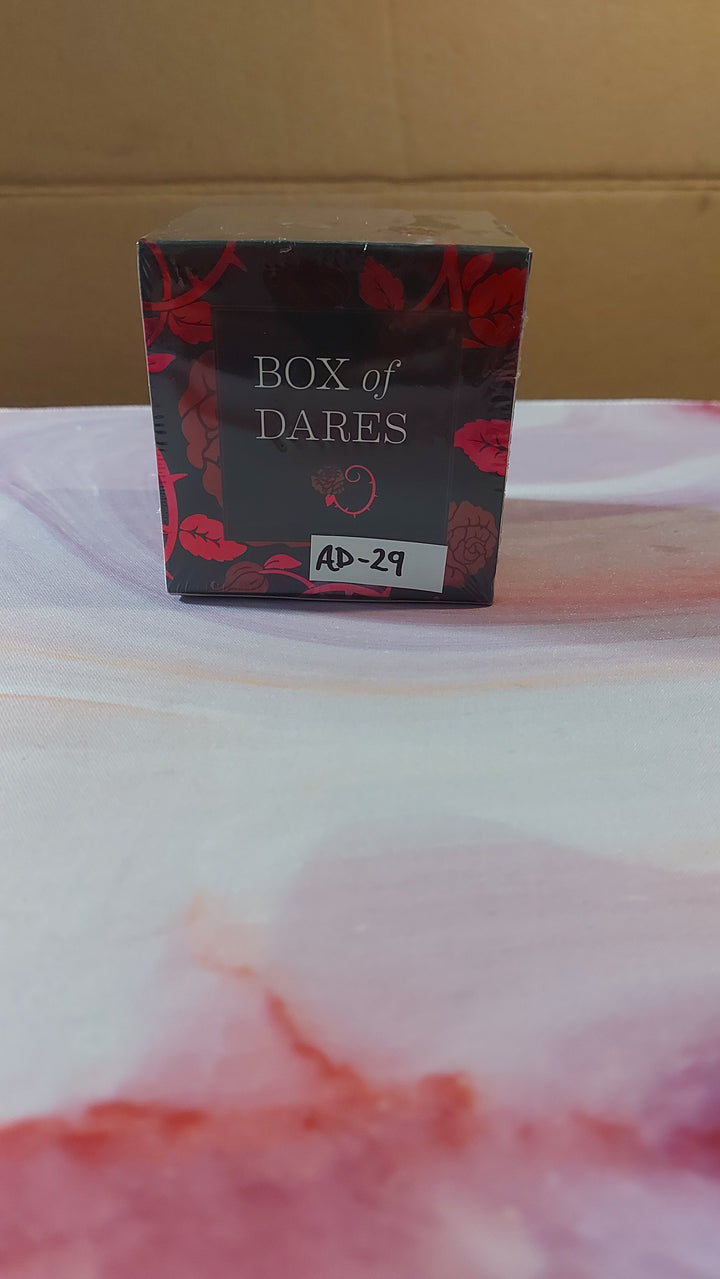 AD-29: Box of Dares: 100 Sexy Prompts for Couples (Game for Couples, Adult Card Game, Sexy Prompts for Romance)