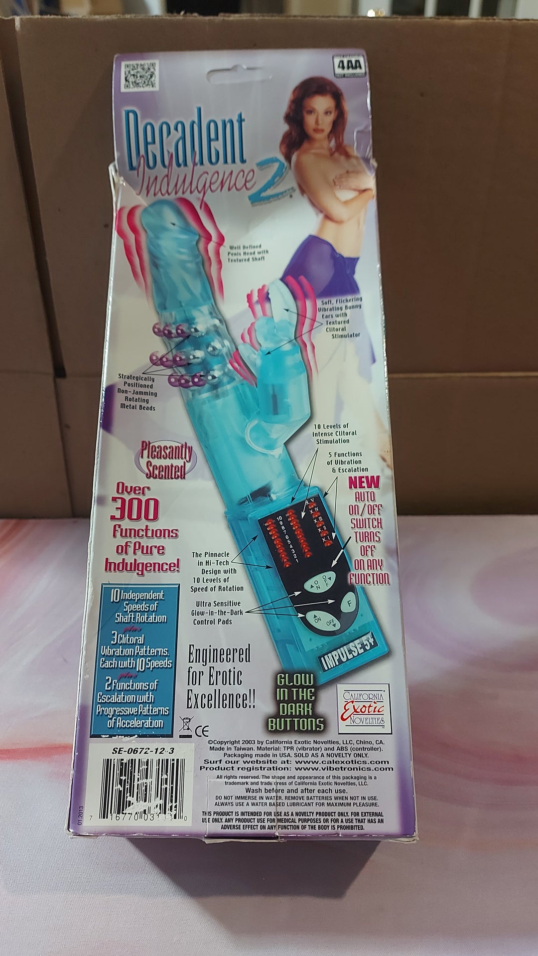 AD-27: California Exotics Decadent Indulgence 2