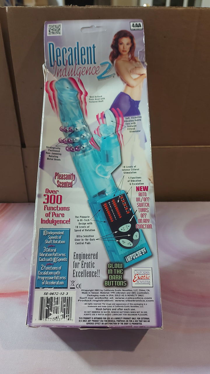 AD-27: California Exotics Decadent Indulgence 2