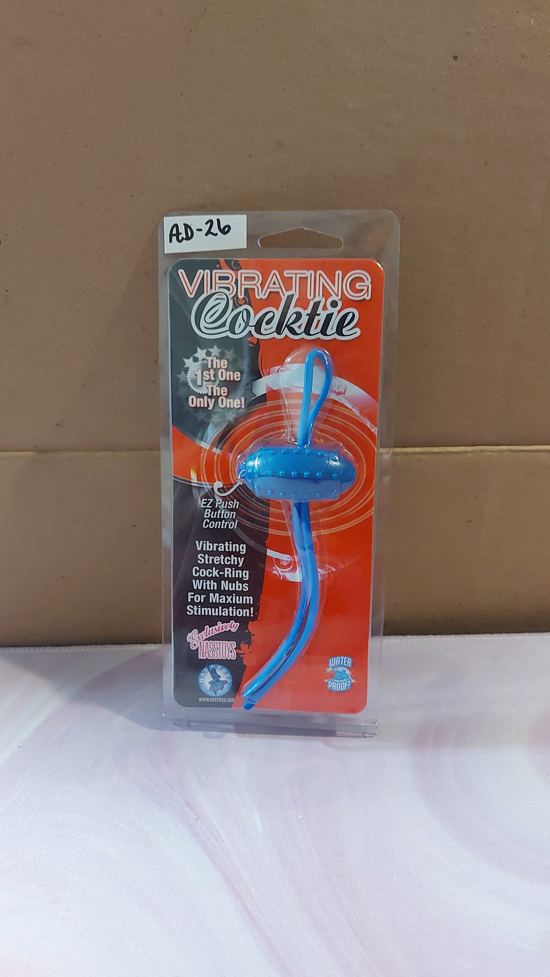 AD-26: Novelties By Nasswalk Vibrating C*cktie, Blue