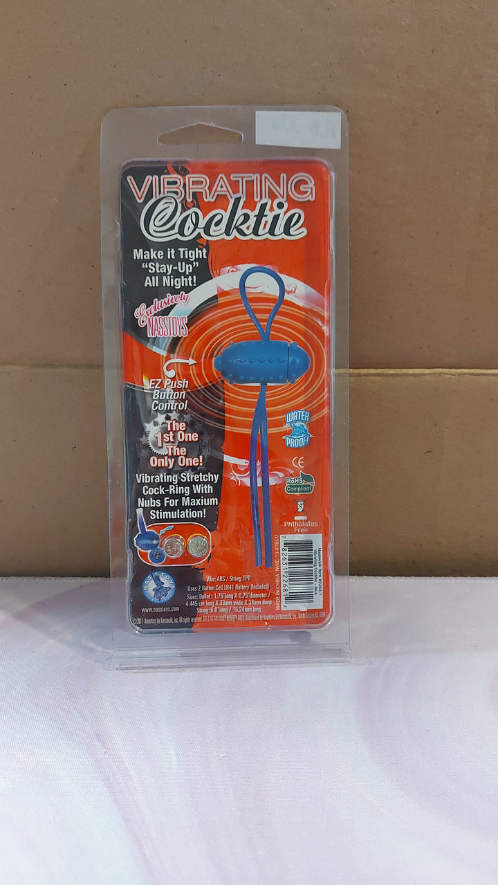 AD-26: Novelties By Nasswalk Vibrating C*cktie, Blue