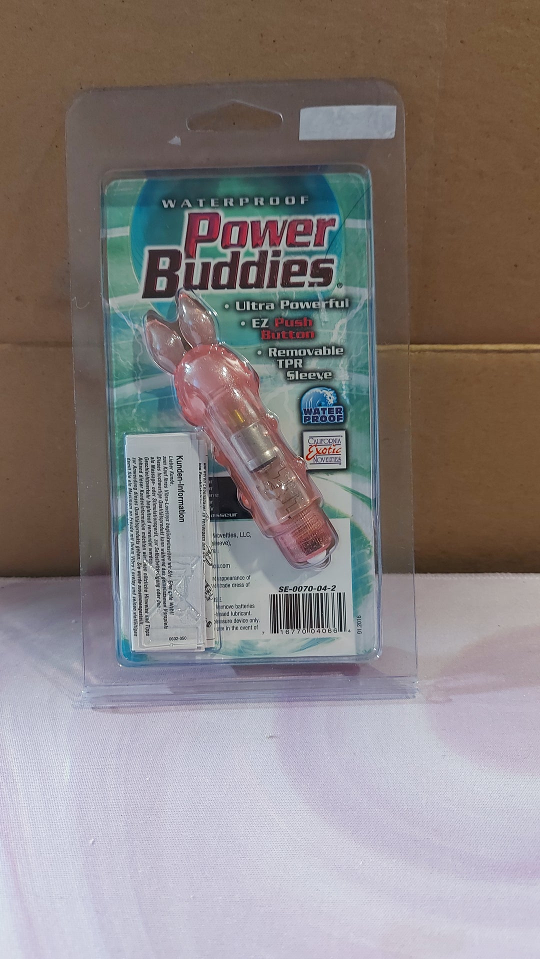 AD-21: California Exotic: Waterproof Power Buddies, Pink Rabbit