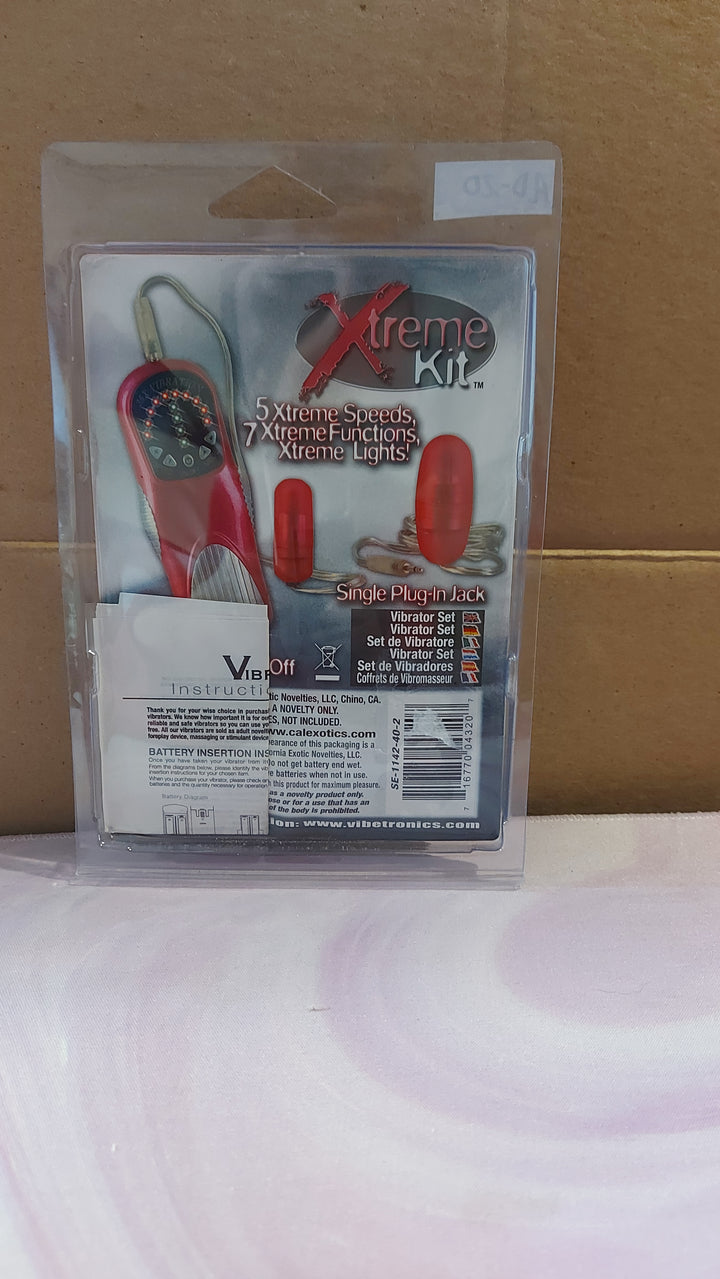 AD-20: California Exotics Xtreme Kit Multi-Function Bullets, Pink