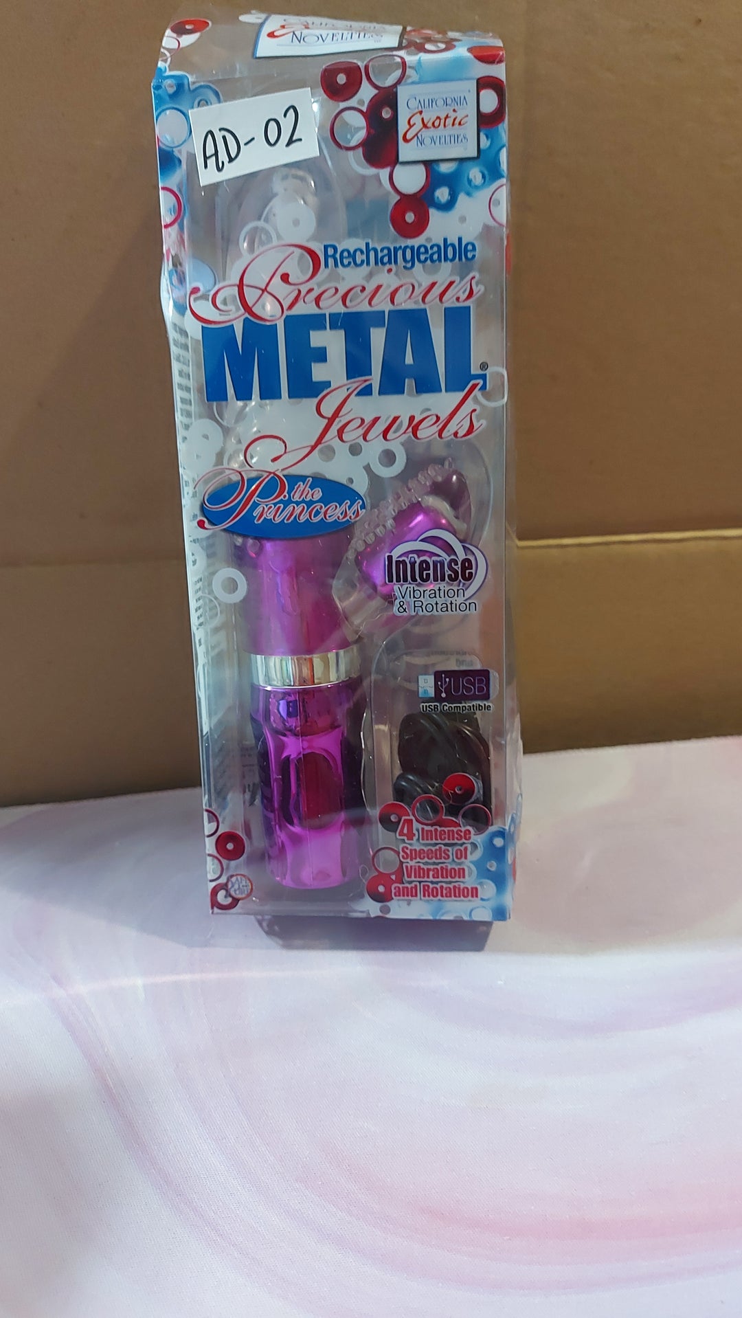 AD-02: Rechargeable Precious Metaljewels The Princess, Purple