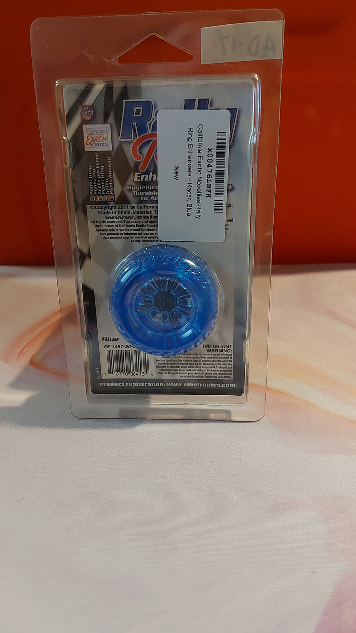 AD-17: California Exotic Novelties Rally Ring Enhancers - Racer, Blue