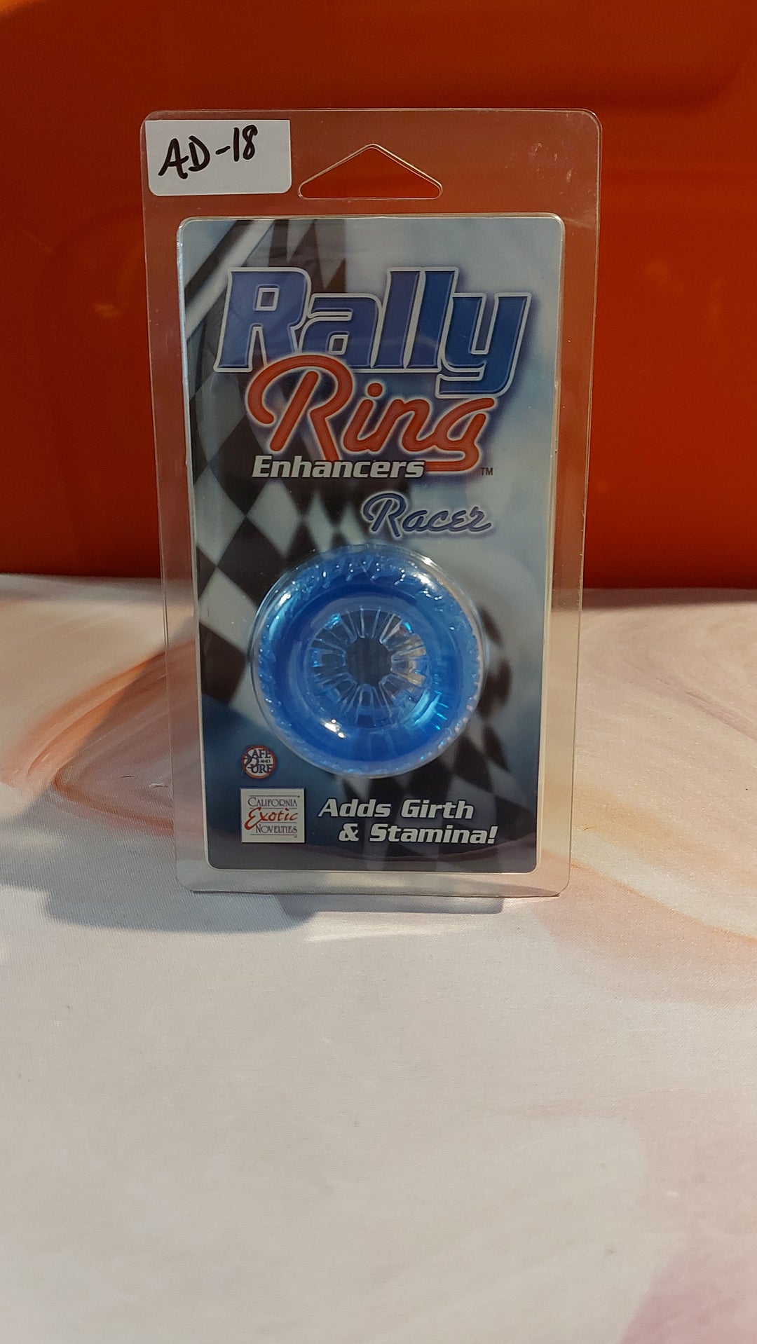 AD-18: California Exotic Novelties Rally Ring Enhancers - Racer, Blue