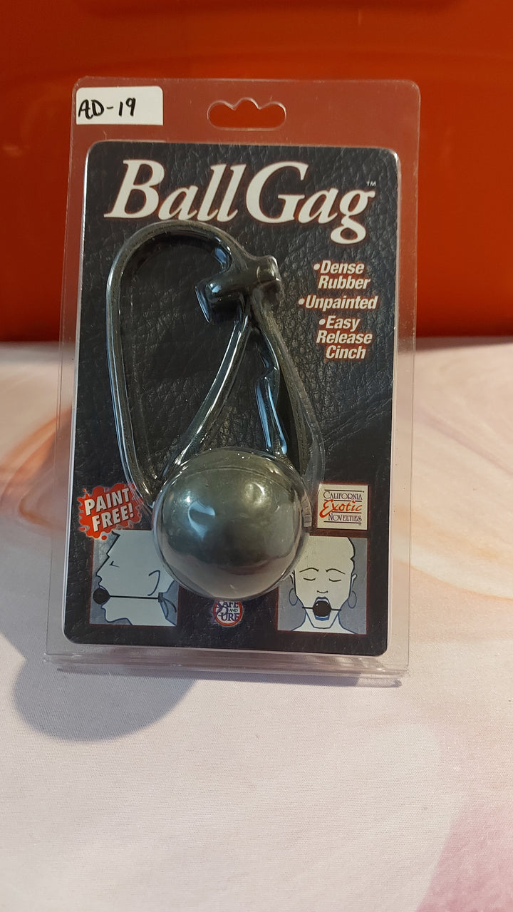 AD-19: California Exotic Novelties Ball Gag, Black