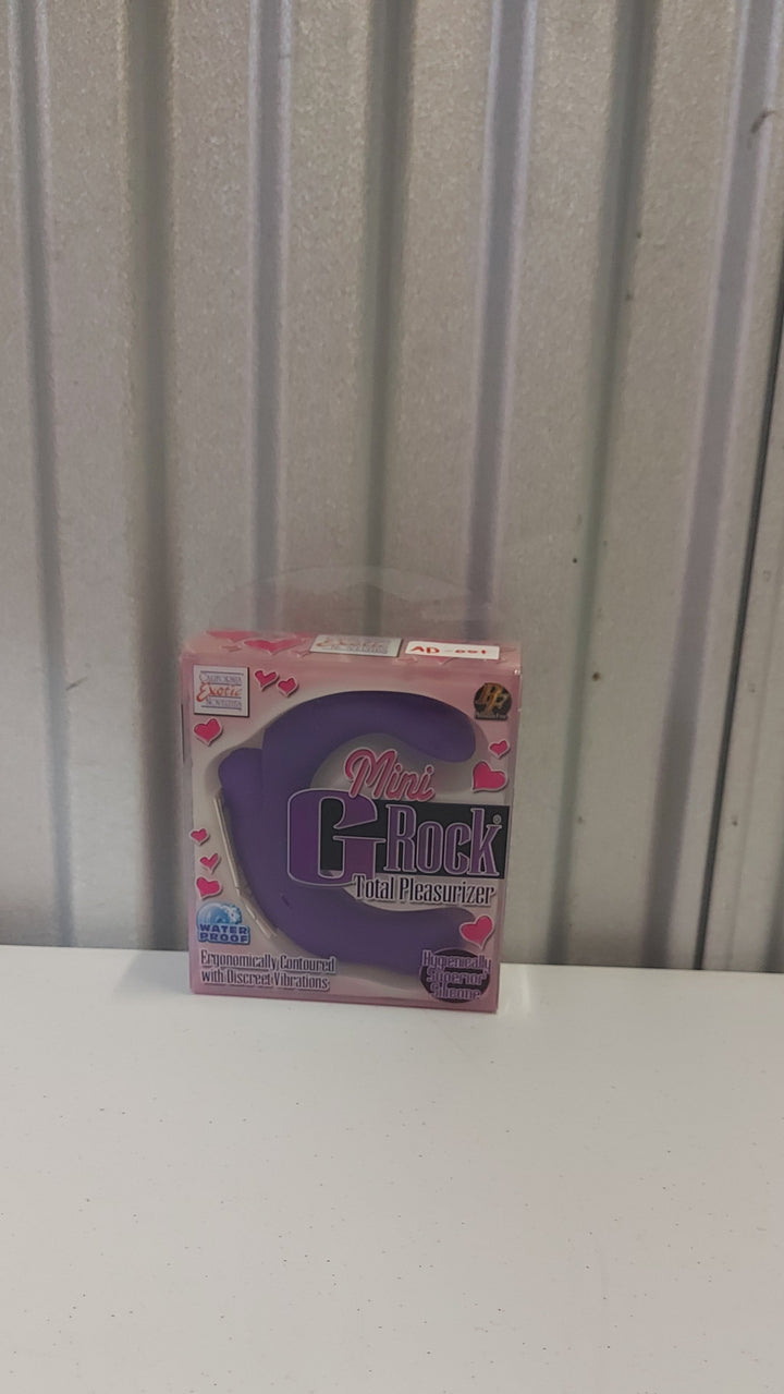 AD-001 California Exotics: Mini G Rock Pleasurizer, Purple