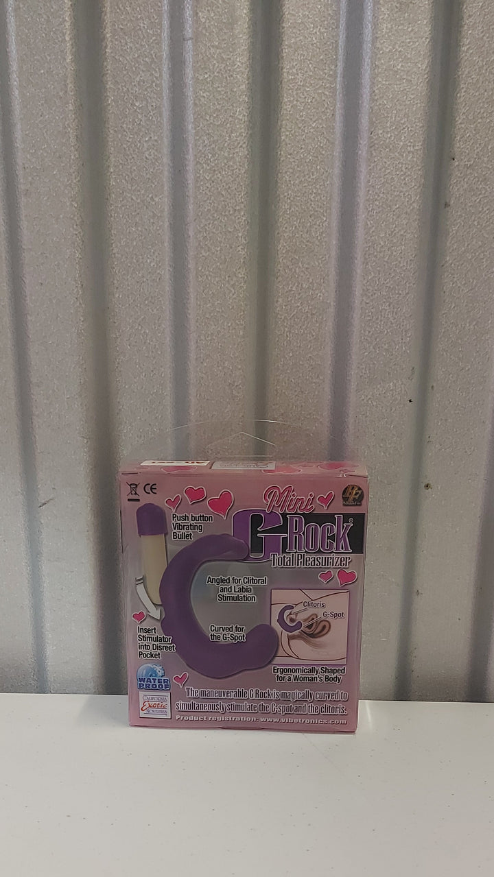 AD-001 California Exotics: Mini G Rock Pleasurizer, Purple