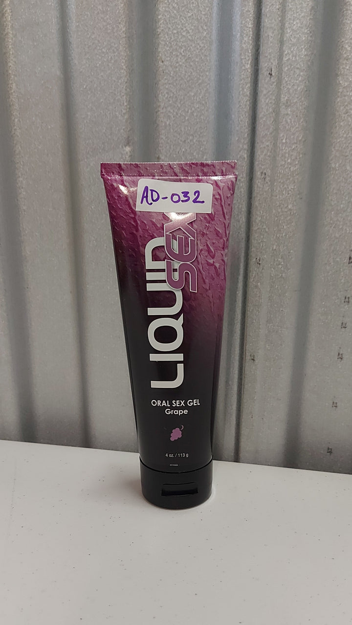 AD-032 Liquid Sex: Oral Sex GeL, Grape- 4 oz