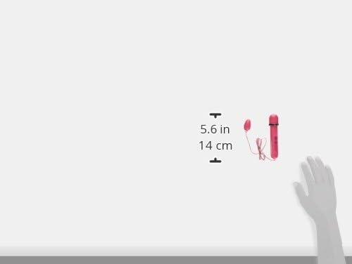 AD-041 Doc Johnson: Teardrop Bullet Vibrator & Controller, Rose