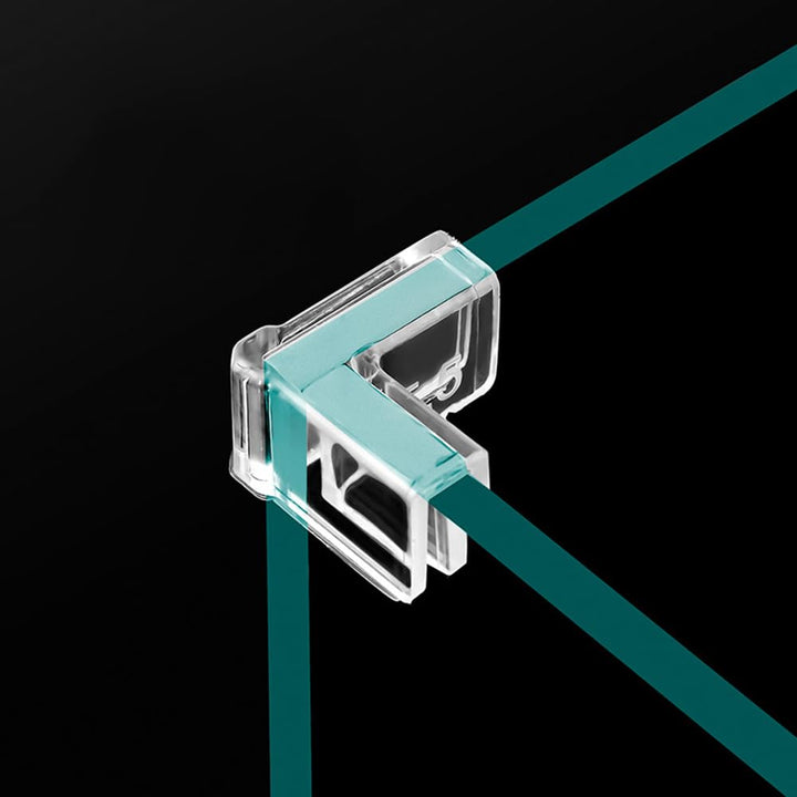 Fish Tank Corner Protector, 4 Packs Aquarium Anti-Collision Transparent Soft Protective Covers for 10mm Thick