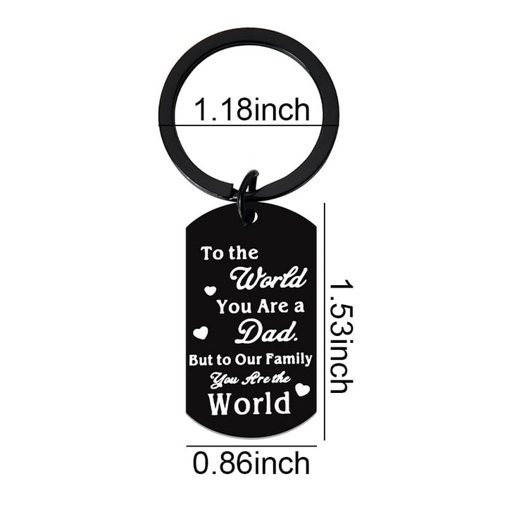 Happy Father's Day Gifts for Dad Daddy Birthday Gift from Daughter Son Best Dad Papa Ever Gifts for Men Father Bday Gifts for New Bonus Dad Father in Law Gift Ideas Engraved Dad Key Chains for Him