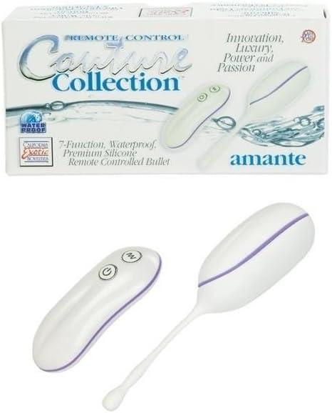 AD-50: California Exotic Couture Collection: Amante Remote Control Egg - White