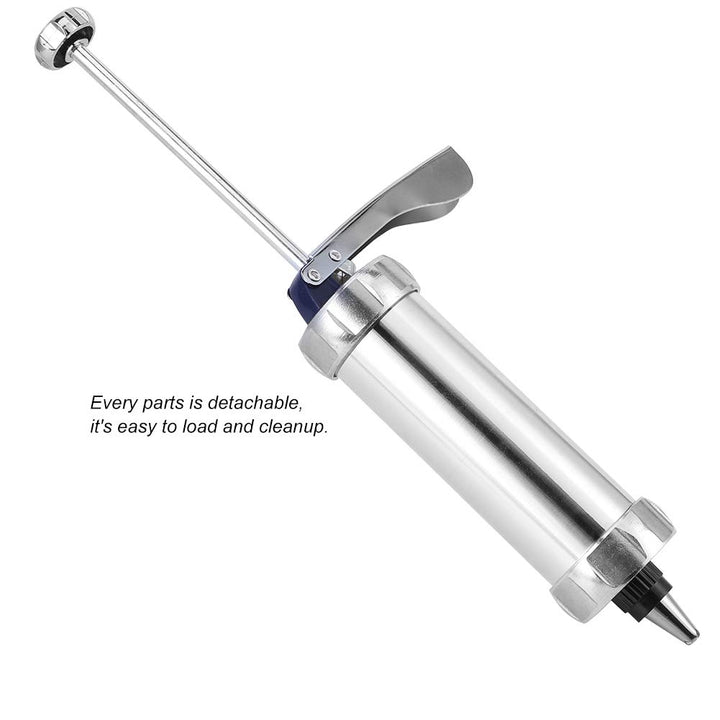 Aluminium Alloy Cookies Biscuits Press Maker Kit with Piping Nozzle Pastry Piping DIY Making Cake Baking Tool