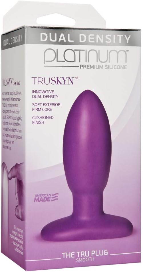 AD-011 Doc Johnson TRUSKYN: The Tru Plug (Smooth) - Purple