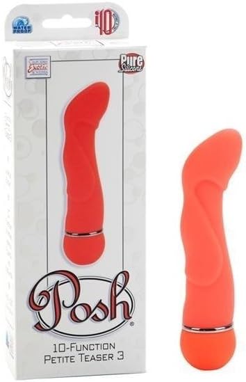 AD-32: California Exotic Novelties Posh 10-function Petite Teaser 3 - Orange