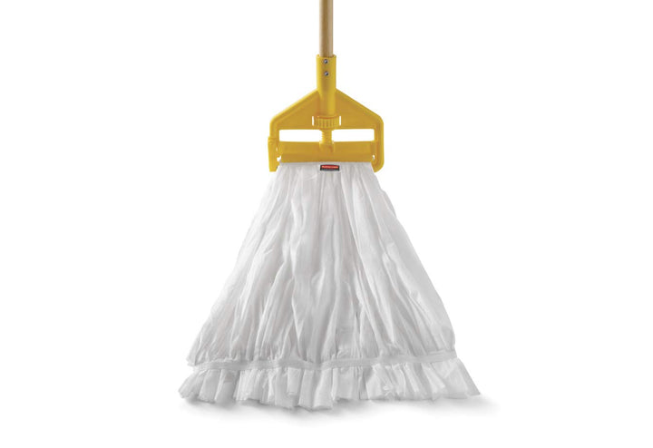 Rubbermaid Commercial Medium Disposable Mop- 1 Inch Headband