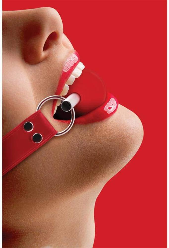 AD-40: Ouch! Solid Ball Gag, Red