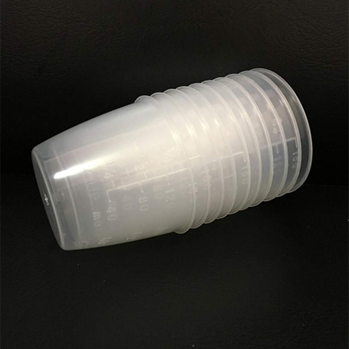 DOITOOL Stainless Steel Cookware 10 Pcs Rice Measuring Cup Food Grade Plastic Dry Liquid Ingredient Measuring Cup Rice Cooker Accessories for Kitchen 160ml Coffee Toppings