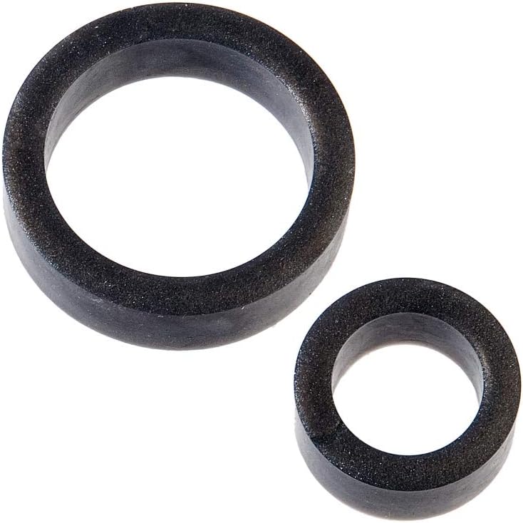 AD-12: Doc Johnson Platinum Premium Silicone - The C-Rings Cock Rings, Charcoal