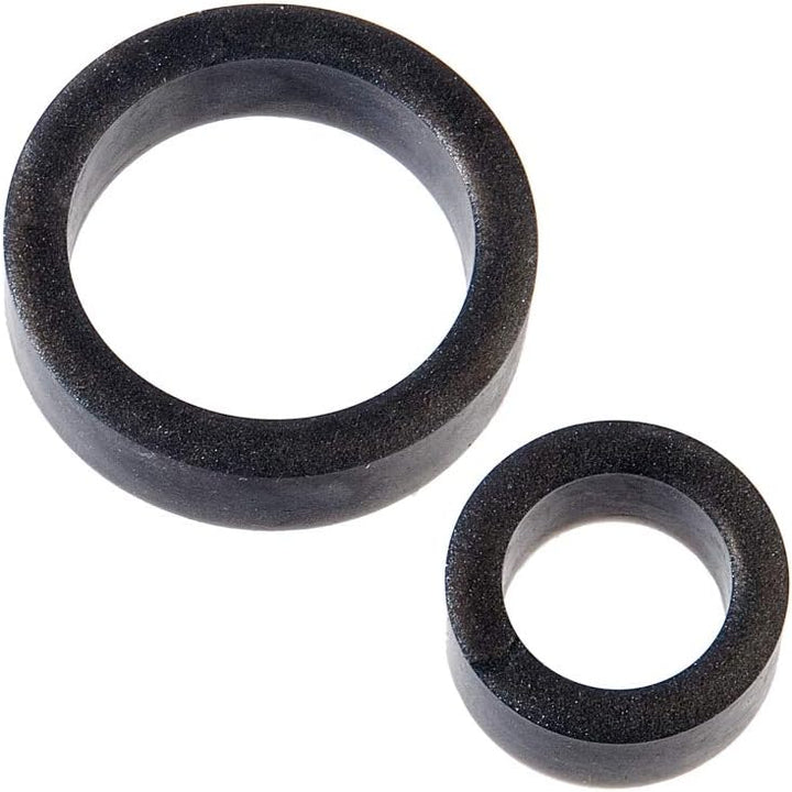 AD-12: Doc Johnson Platinum Premium Silicone - The C-Rings Cock Rings, Charcoal
