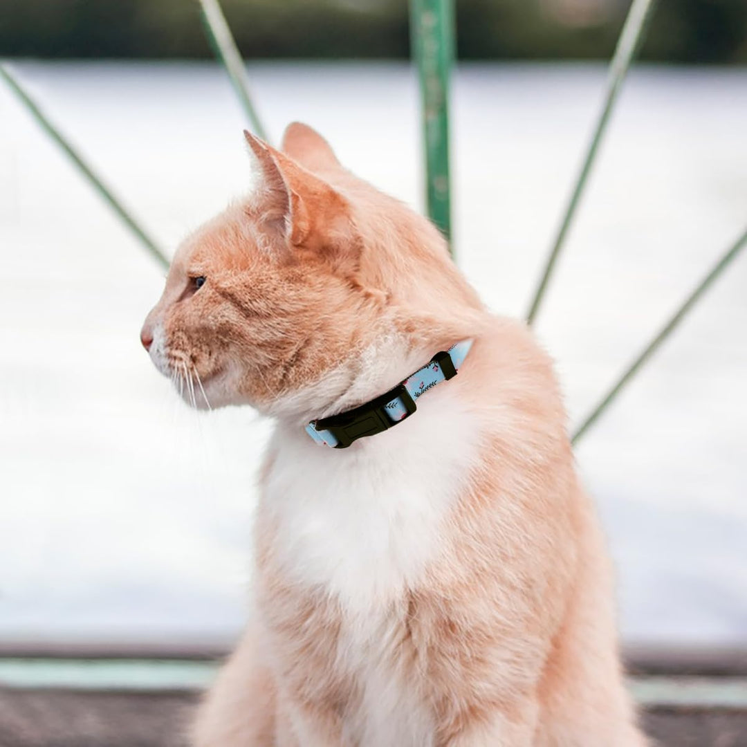 3 PCS Daisy Flower Pet Collar, lyfLux Adjustable Cute Collar for Medium Pet Cats and Dogs Daily Use (33cm/13inch~55cm/21.6inch, M)