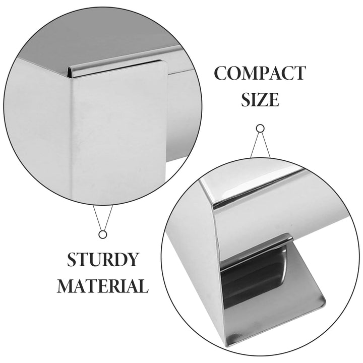 U-Shape Cake Mold Stainless Steel Nonstick Loaf Pan for Bread, Cake, Meatloaf Baking, Detachable Design, 11.49 X 3.54 X 2.75 Inch, Silver