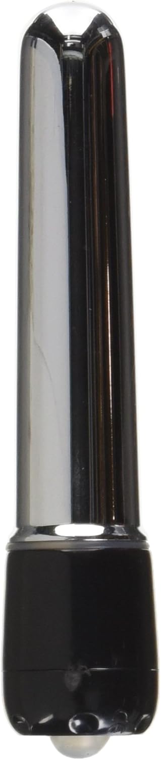 AD-024 California Exotic: Sterling Collection 2 Speed Push Button Stimulator – Silver
