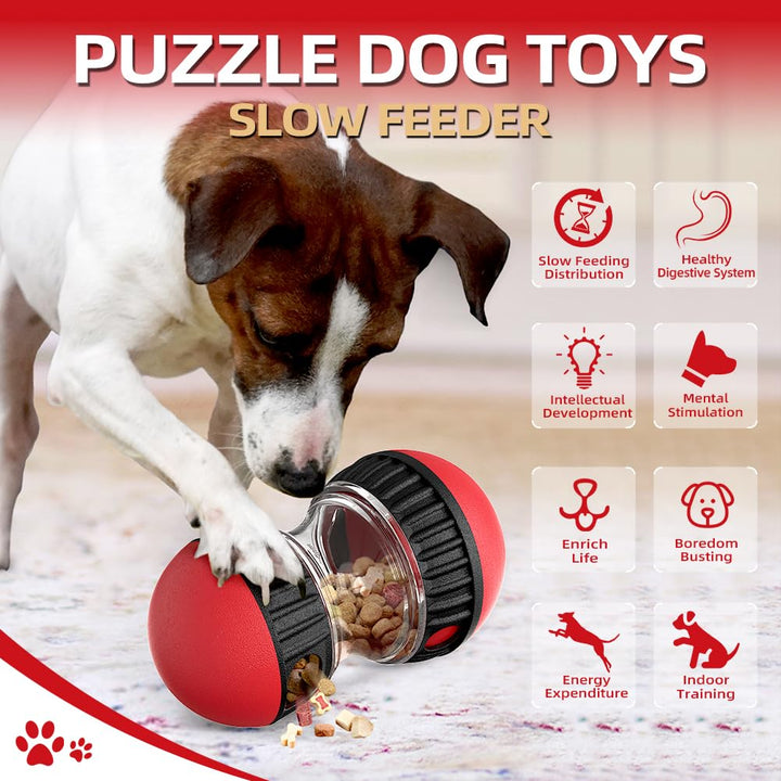 KOONi Interactive Dog Feeder Toy, Slow Feeder Treat Dispenser for Dogs, Mental Stimulation & Physical Activity, Small & Medium Dogs