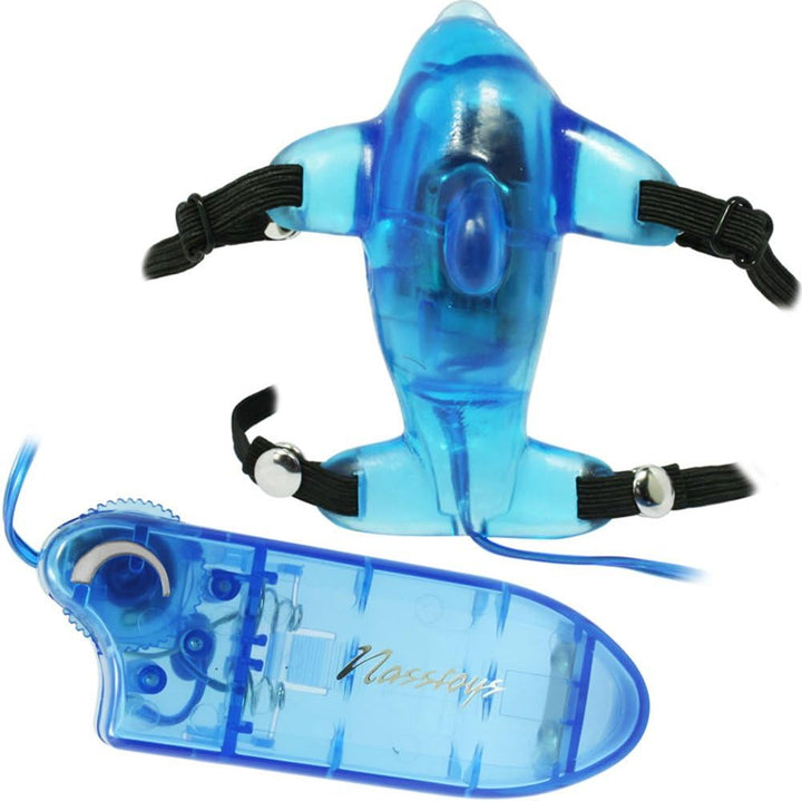 AD-15: Nasstoys Beautiful Dolphin Vibrator, Blue