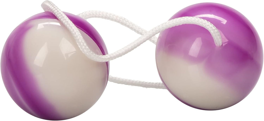 AD-35: California Exotics Duotone Balls, Purple/White