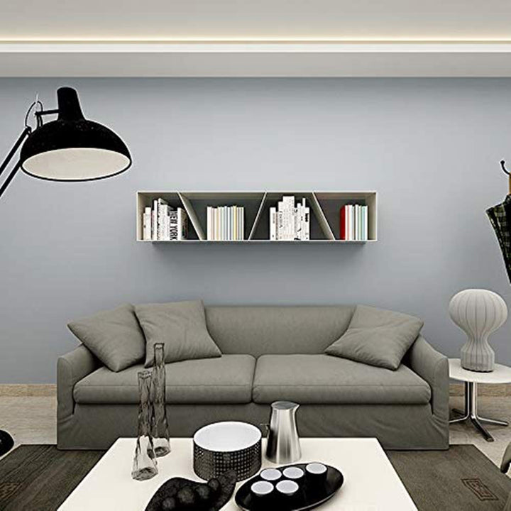 practicalWs Gray Matte Contact Paper 15.7" x118", Gray Peel and Stick Wallpaper for Removable Vinyl Film, Self Adhesive Wallpaper for Furniture and Wall