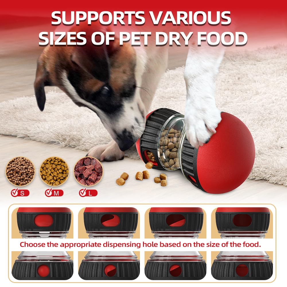 KOONi Interactive Dog Feeder Toy, Slow Feeder Treat Dispenser for Dogs, Mental Stimulation & Physical Activity, Small & Medium Dogs