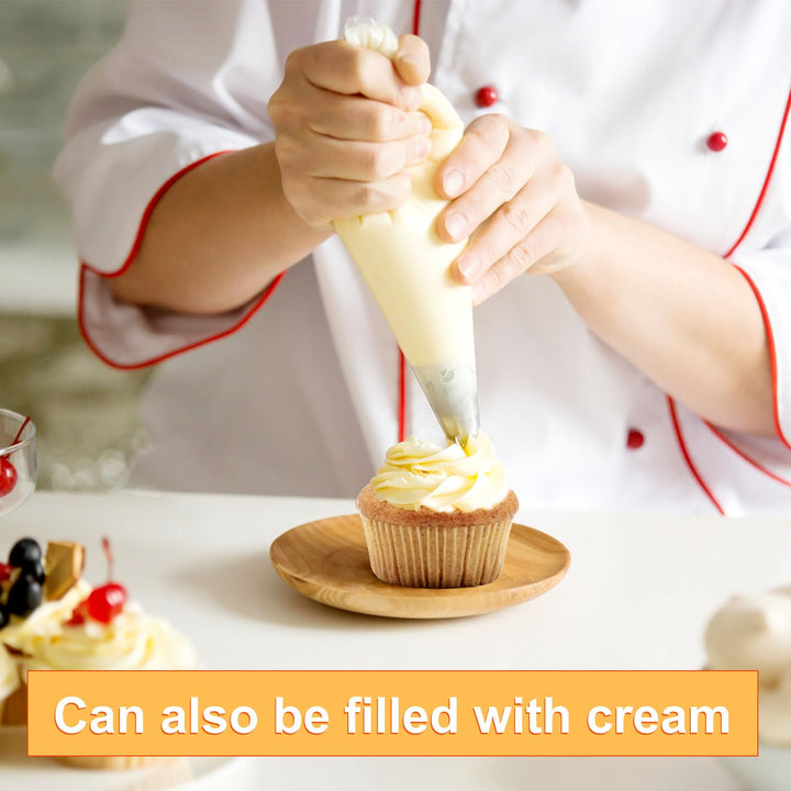 lasuroa Cupcake Corer, 6.3 Inch Long Cupcake Hole Cutter for Filling Reusable Cupcake Hole Puncher Cake Digging Hole Device Cupcake Hole Maker Cupcake Corer Tool for Kitchen Cookie Baking