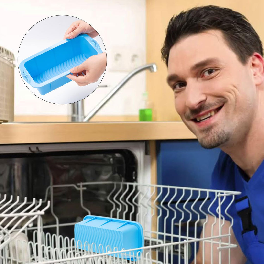 4 Pack Large Ice Cube Mold, Silicone Ice Cube Trays for Freezer, Easy Release Reusable Molds Making 4.5 lbs Ice Cubes for Ice Bath Cold Plunge Tub or Coolers