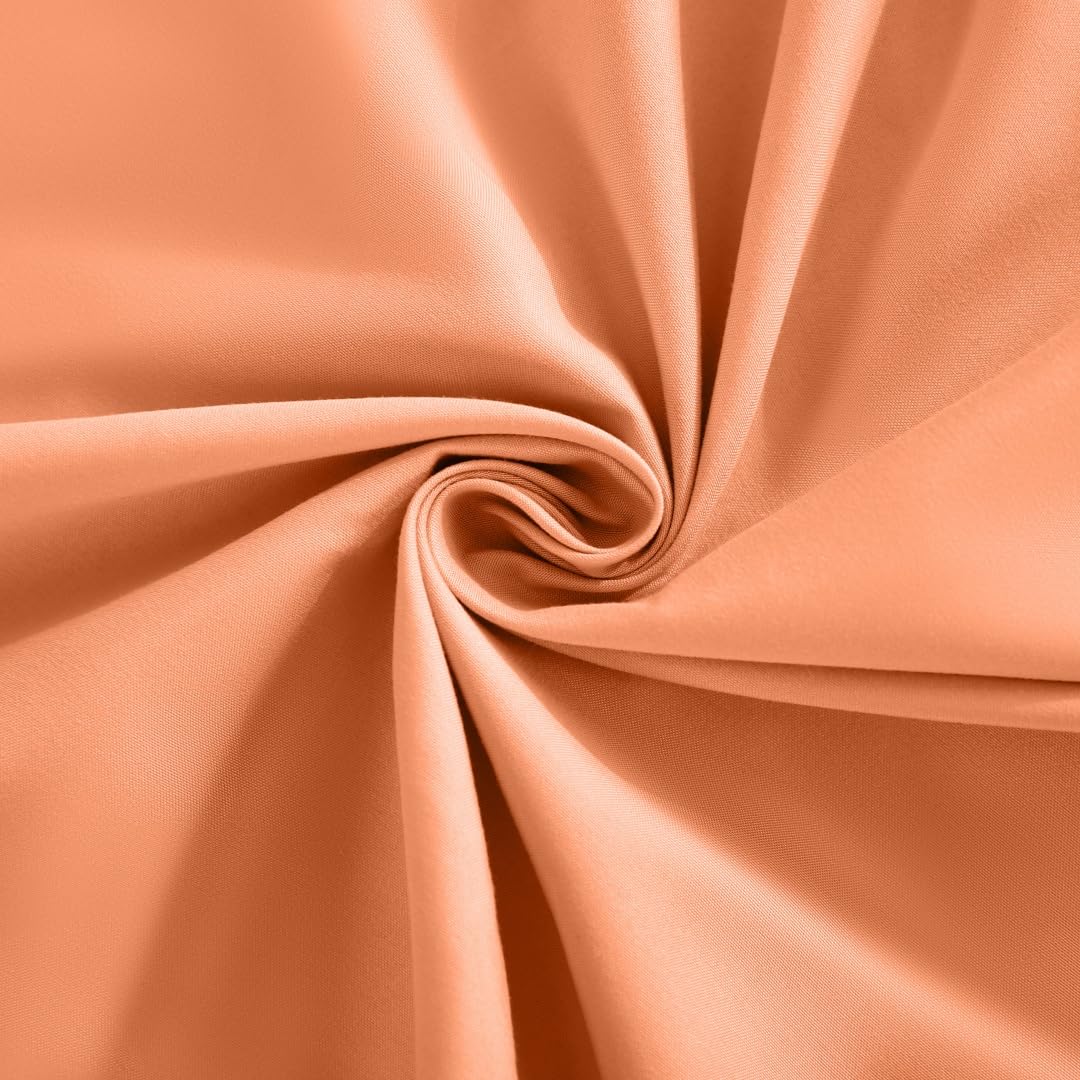 WAEPIC King Size Pillow Cases Set of 4 Brushed Microfiber 20x36 Inches 4 Pieces Set- Bedding Shrinkage Envelope Closure -Breathable-Cooling Orange Pillowcases Covers（12-Orange King 4 Pack