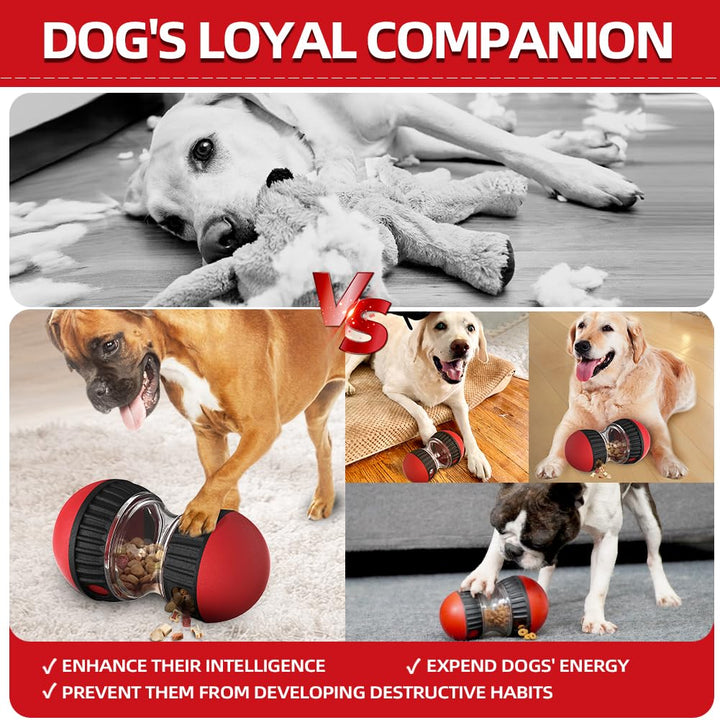 KOONi Interactive Dog Feeder Toy, Slow Feeder Treat Dispenser for Dogs, Mental Stimulation & Physical Activity, Small & Medium Dogs