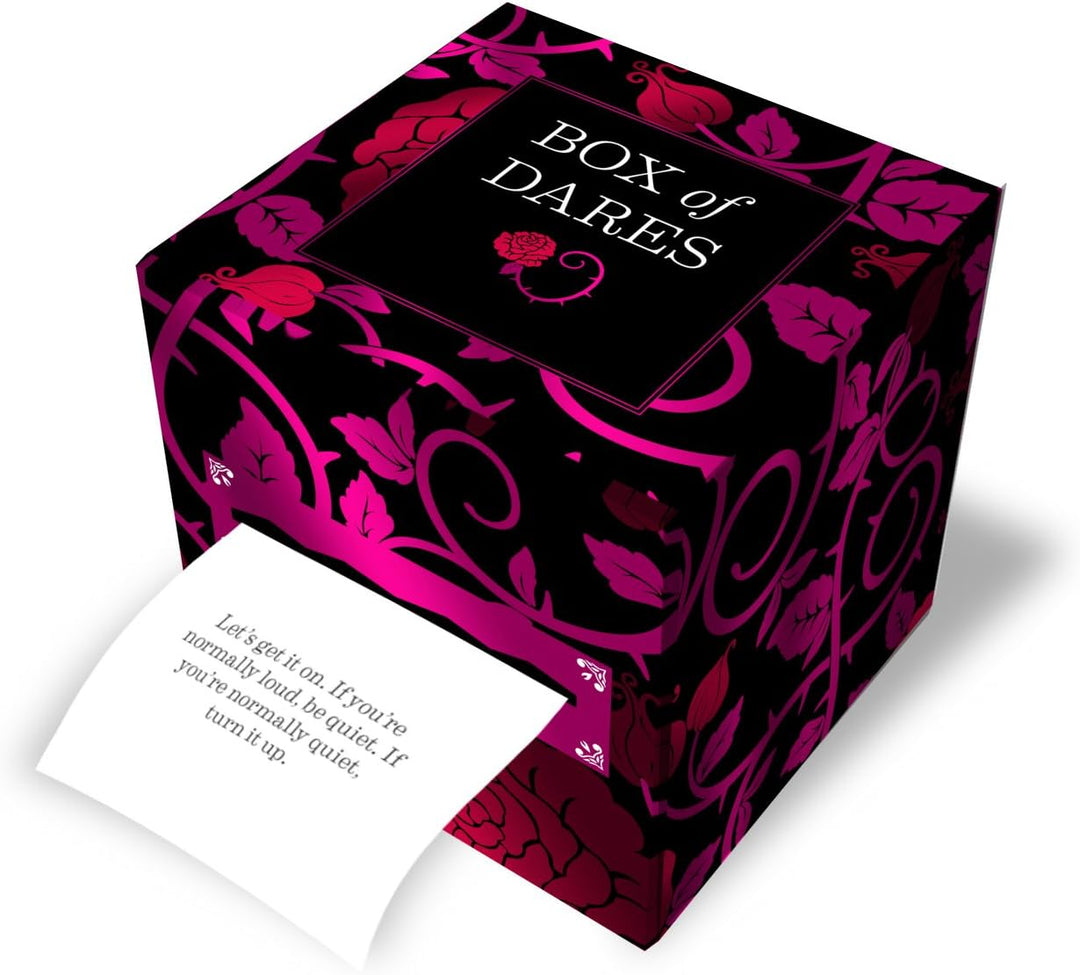 AD-29: Box of Dares: 100 Sexy Prompts for Couples (Game for Couples, Adult Card Game, Sexy Prompts for Romance)