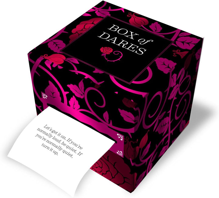 AD-29: Box of Dares: 100 Sexy Prompts for Couples (Game for Couples, Adult Card Game, Sexy Prompts for Romance)