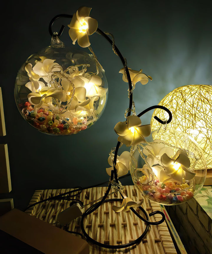 Kingrol 8 Pack Ornament Display Stands, 14" Iron Pothook Stands with Hooks for Hanging Air Plant Holders and Glass Planters, Home Christmas Wedding Party Decor