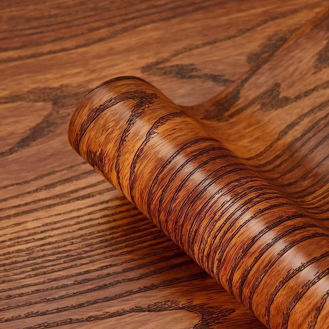 Practicalws Brown Wood Contact Paper for Countertops 15.7" x196", Peel and Stick Wallpaper Removable Vinyl Film for Cabinet, Decorative Self Adhesive Wallpaper Stick on Wall Paper