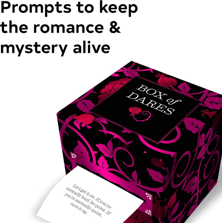 AD-29: Box of Dares: 100 Sexy Prompts for Couples (Game for Couples, Adult Card Game, Sexy Prompts for Romance)