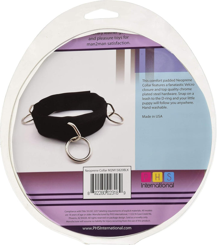 AD-022 M2M Collar: Neoprene with Velcro, Black