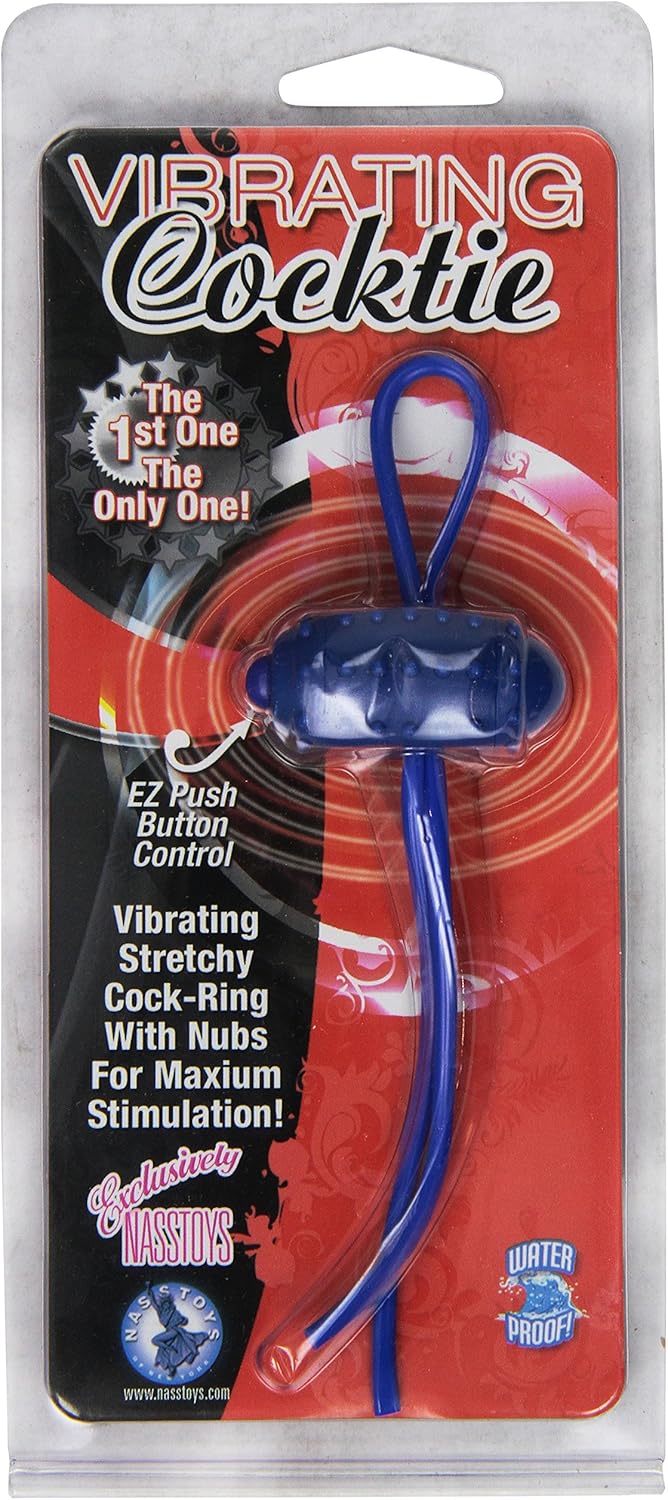 AD-26: Novelties By Nasswalk Vibrating C*cktie, Blue
