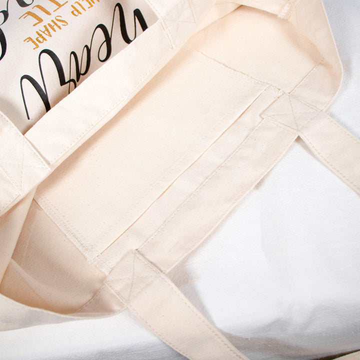 ElegantPark Teacher Appreciation Gifts for Women Bag Daycare Teacher Birthday Christmas Gift Canvas Tote Shoulder Bags with Interior Pocket